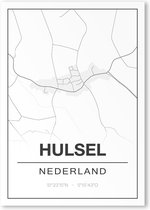 Poster/plattegrond HULSEL - A4