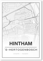 Poster/plattegrond HINTHAM - A4