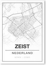 Poster/plattegrond ZEIST - A4