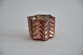 Kerst Sfeerlichten - Waxineglas Ster Klein 6x6x5cm Copper