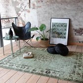 Vintage vloerkleed - Wonder Groen/Zwart 185x275cm