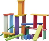Glückskäfer Houten Bouwplankjes 27 Cm Multicolor 32-delig