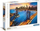 Clementoni Legpuzzel - High Quality Puzzel Collectie - New York - 3000 stukjes, puzzel volwassenen