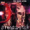 Albumcover van 'Ten Years After - Stonehenge'. Abstracte, bewerkte afbeelding van stenen met rode en paarse gloed.