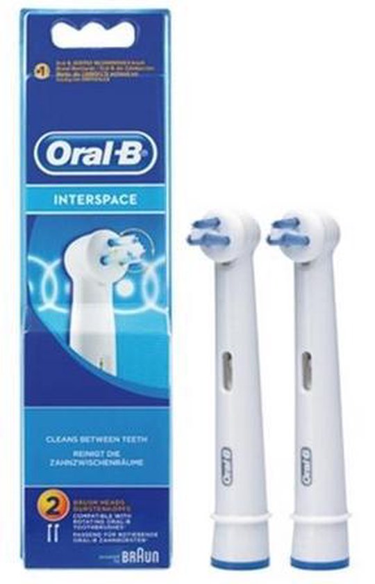 OralB Interspace Opzetborstels 2 stuks Wit