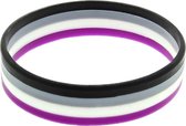 Zac's Alter Ego Armband Asexual Silicon Multicolours