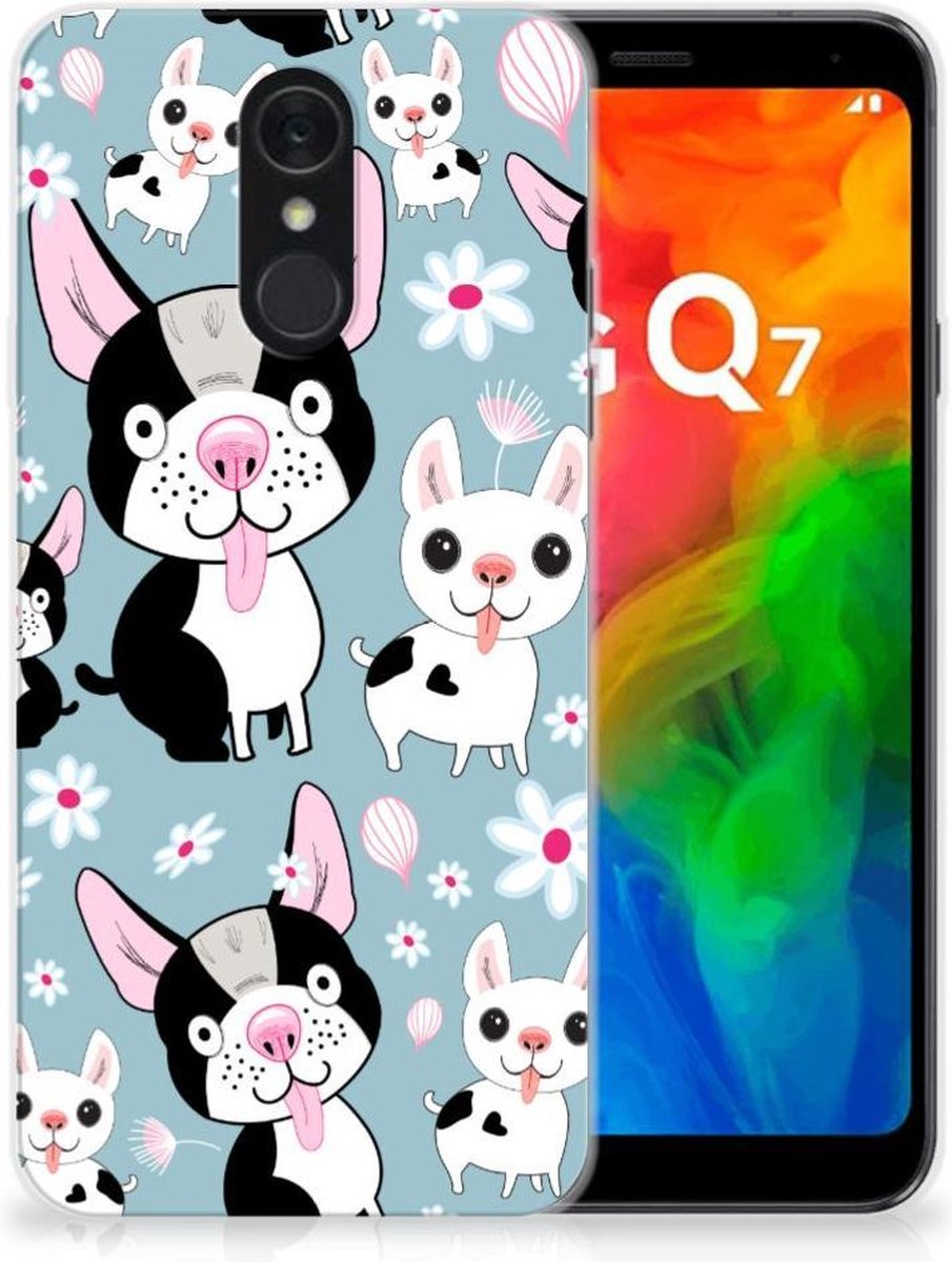 LG Q7 TPU Hoesje Hondjes