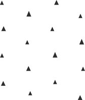 Origin papier peint triangles graphiques noir blanc - 347681 - 0,53 x 10,05 m