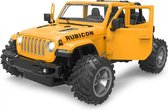 Rastar - Jeep Wrangler Rubicon (Geel) - 1:14 - R/C 2.4 Ghz