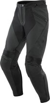 Dainese Pony 3 S/T Black Matt Leather Motorcycle Pants 28