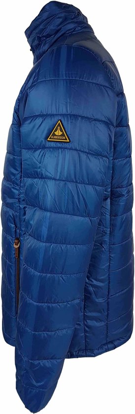 BJØRNSON Vitor Heren Winterjas Blauw Royaal Maat L BJØRNSON Vitor Heren Winterjas Blauw Royaal Maat L
