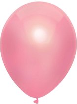Metallic Ballonnen Licht Roze : 100 Stuks