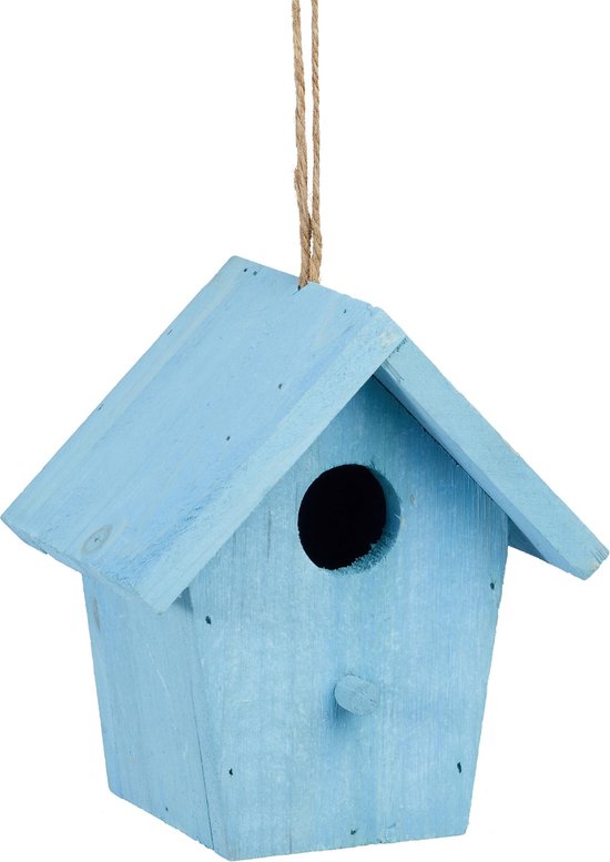 Wizard zuiger deuropening Relaxdays decoratie vogelhuis - vogelhuisje - mini nestkastje - vogelkastje  - hout -... | bol.com