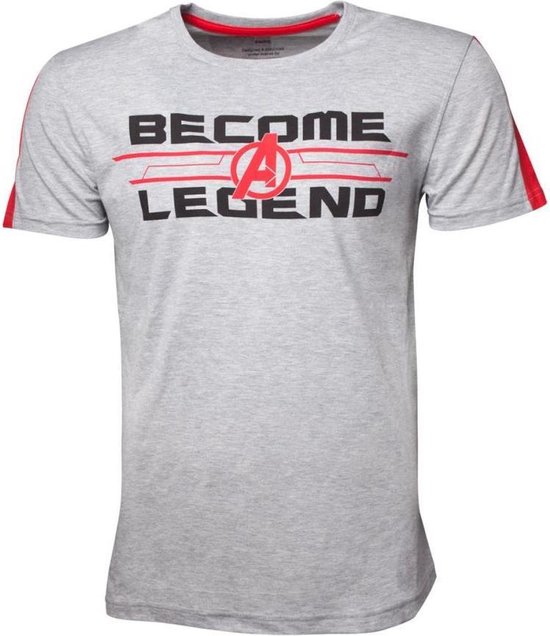 Foto: Marvel avengers infinity war heren tshirt s become a legend grijs