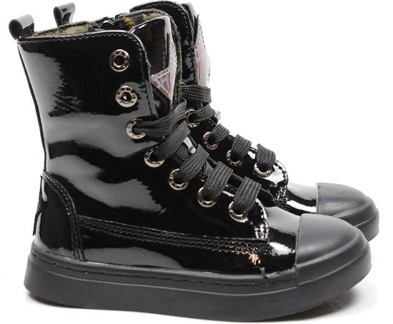 Shoesme BOOTS Meisjes Biker boot - Zwart Lak - Maat 28 | bol.com