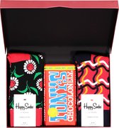 Happy Chocolade cadeauset; Zonnig met melk - Unisex - Maat: 41-46