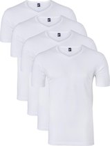 Actie 4-pack: Alan Red T-shirts West Virginia - V-hals - wit -  Maat XL