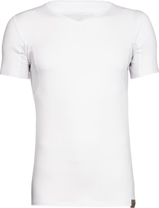 RJ Bodywear The Good Life - Sweatproof T-shirt oksel en rug - wit -  Maat XXL