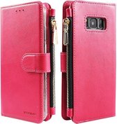 Xssive Wallet Book Case met Ritsvak voor Samsung Galaxy S10 - Pink