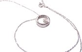 Christian Dames ketting - 45cm -Zilver