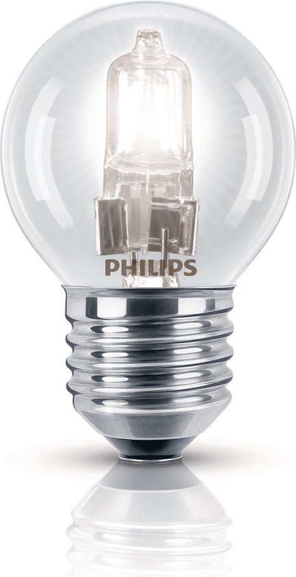 Philips Halogen Classic Warm witte halogeenlamp kogel 18W (23W)  E27-fiitting | bol.com