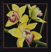 Borduurpakket  Orchids Cymbidium   om te borduren