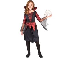 Halloweenvampierenkostuum voor meisjes - Verkleedkleding - 122/134