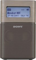 Sony XDR-V1BTD - Draagbare DAB+ radio met Bluetooth en wekker - Bruin