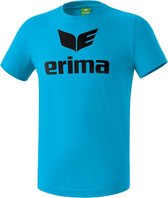 Erima Promo T-shirt Kinderen - Curacao / Zwart | Maat: 128