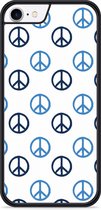 iPhone 8 Hardcase hoesje Peace - Designed by Cazy