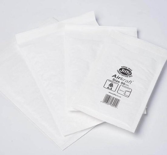 Luchtkussen enveloppen Quantore nr14 200x275mm wit 5 stuks
