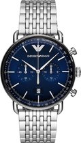 Emporio Armani Aviator Chrono horloge  - Zilverkleurig