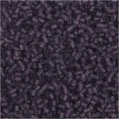 Rocailles, dim 0 d: 1,7 mm, 500 g, lilas givré