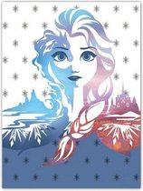 Disney Frozen - Fleece - Plaid - 100x140 cm - Multi kleur