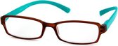 I Need You - The Frame Company Contactlenzen Leesbril HANGOVER Bruin-turqoise +2.00 dpt