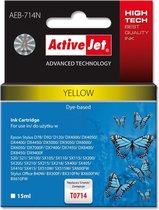Print-Equipment Inkt cartridges / Alternatief voor T071440 epson D78/DX4000/4050/5000 Geel | D120/ DX4400/ DX7400F/ DX8450/ DX9400F/ D78/ D92/ DX4000/ D