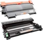 Print-Equipment Toner cartridge / Alternatief Spaarset Brother 1 x Toner TN-2010 + 1 Drum DR2200 | Brother DCP-7055/ DCP-7055W/ DCP-7057E/ DCP-7060D/ D