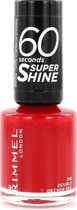 Rimmel London 60 Seconds Super Shine Nagellak - 310 Double Decker Red