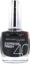 Maybelline Express Finish Nagellak - 809 Onyx Black