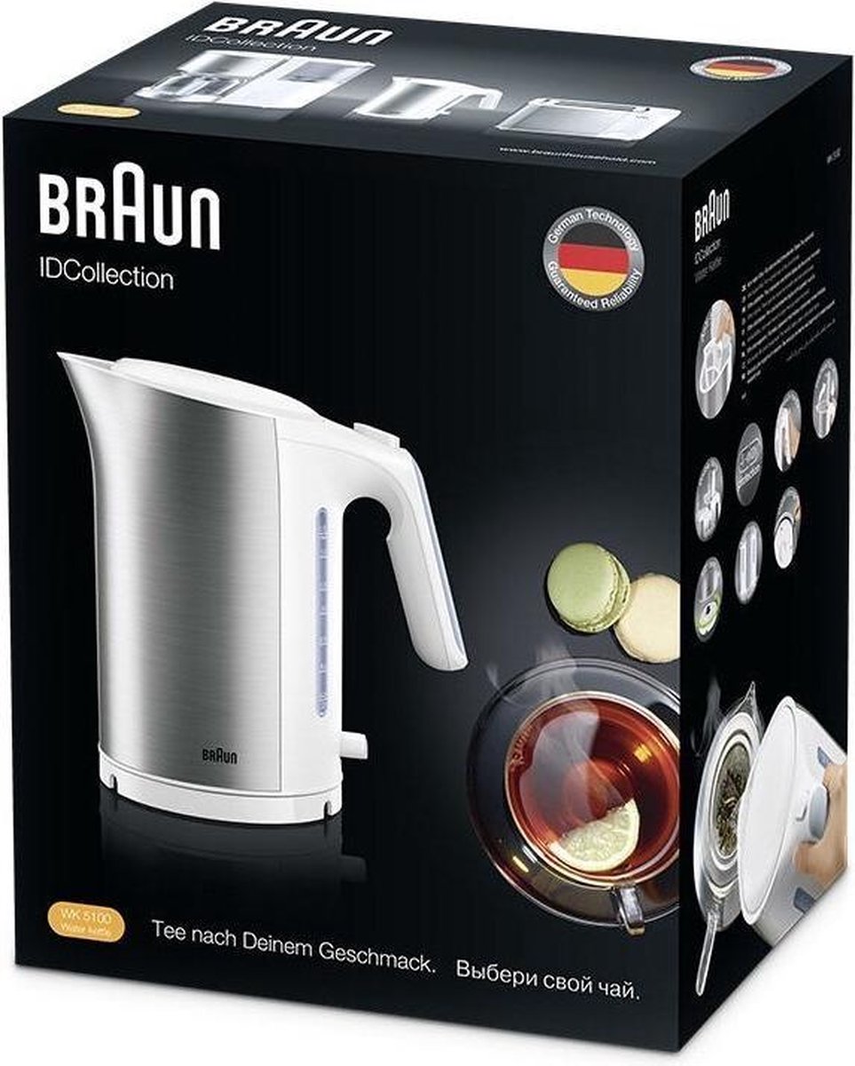 Braun ID Collection WK 5100 WH - Waterkoker - Wit | bol.com
