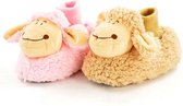 Dieren pantoffel kinderen schaap maat 34-35 roze