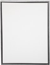 ArtistLine Canvas met lijst, buitenmaat 64x84 cm, diepte 3 cm, 1 stuk, wit, antiek zilver