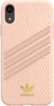 adidas Originals Moulded Case slangenleer hoesje iPhone XR - roze