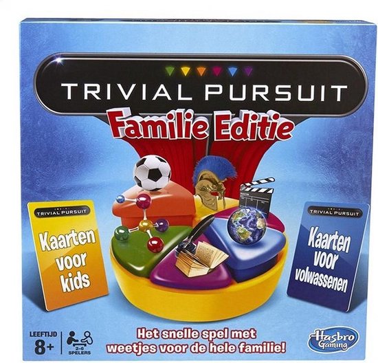Thumbnail van een extra afbeelding van het spel Trivial Pursuit Familie Editie - Bordspel