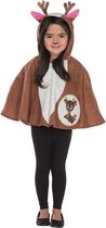 Rubie's Verkleedcape Hertje Meisjes Bruin Maat 116