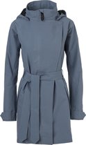 AGU Trench Coat Regenjas Urban Outdoor Dames - Blauw - XXL