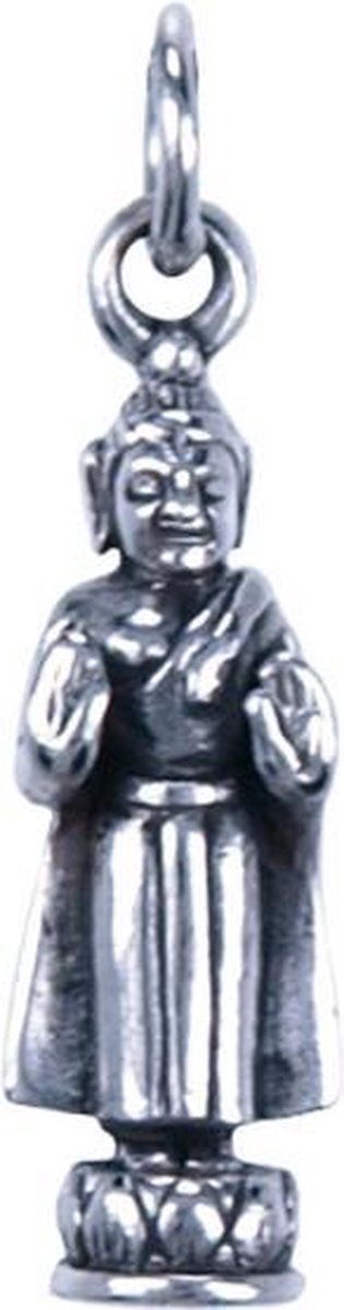 Zilveren Boeddha ketting hanger - geboortedag Maandag