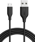 Anker PowerLine Kabel Micro-USB 1.8m USB A Micro-USB B Zwart USB-kabel