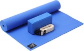 Yoga-Set Kick-It (Yoga mat + yoga blok + yoga belt) kiwi Fitnessmat YOGISTAR