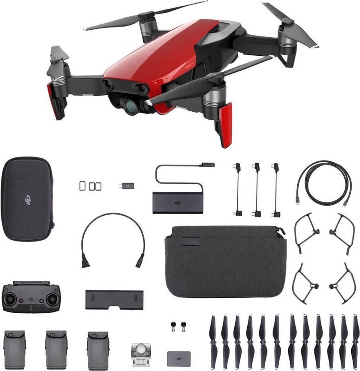 DJI Mavic Air Fly More Combo - Drone - Flame Red